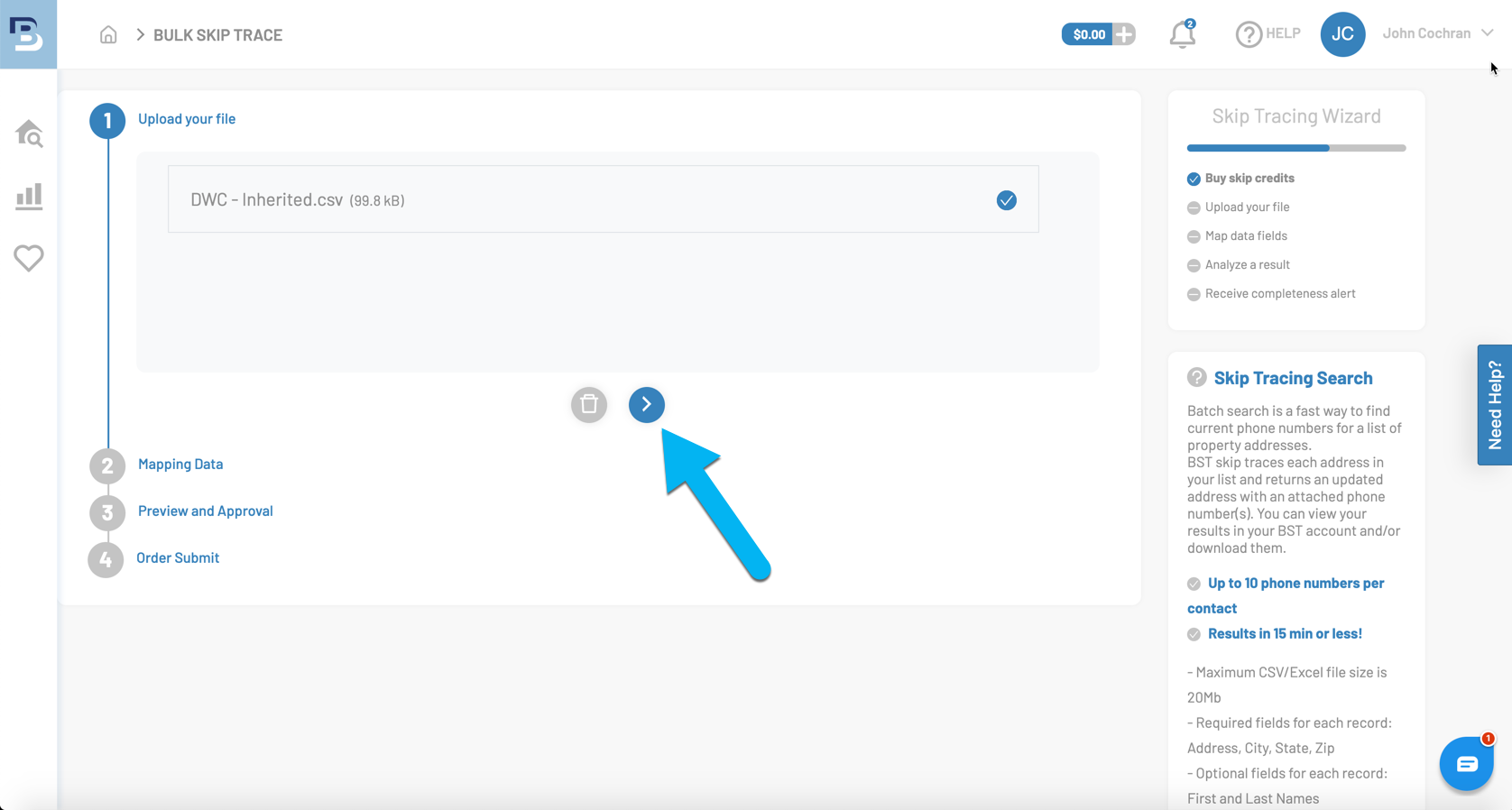 Batch skip tracing 3