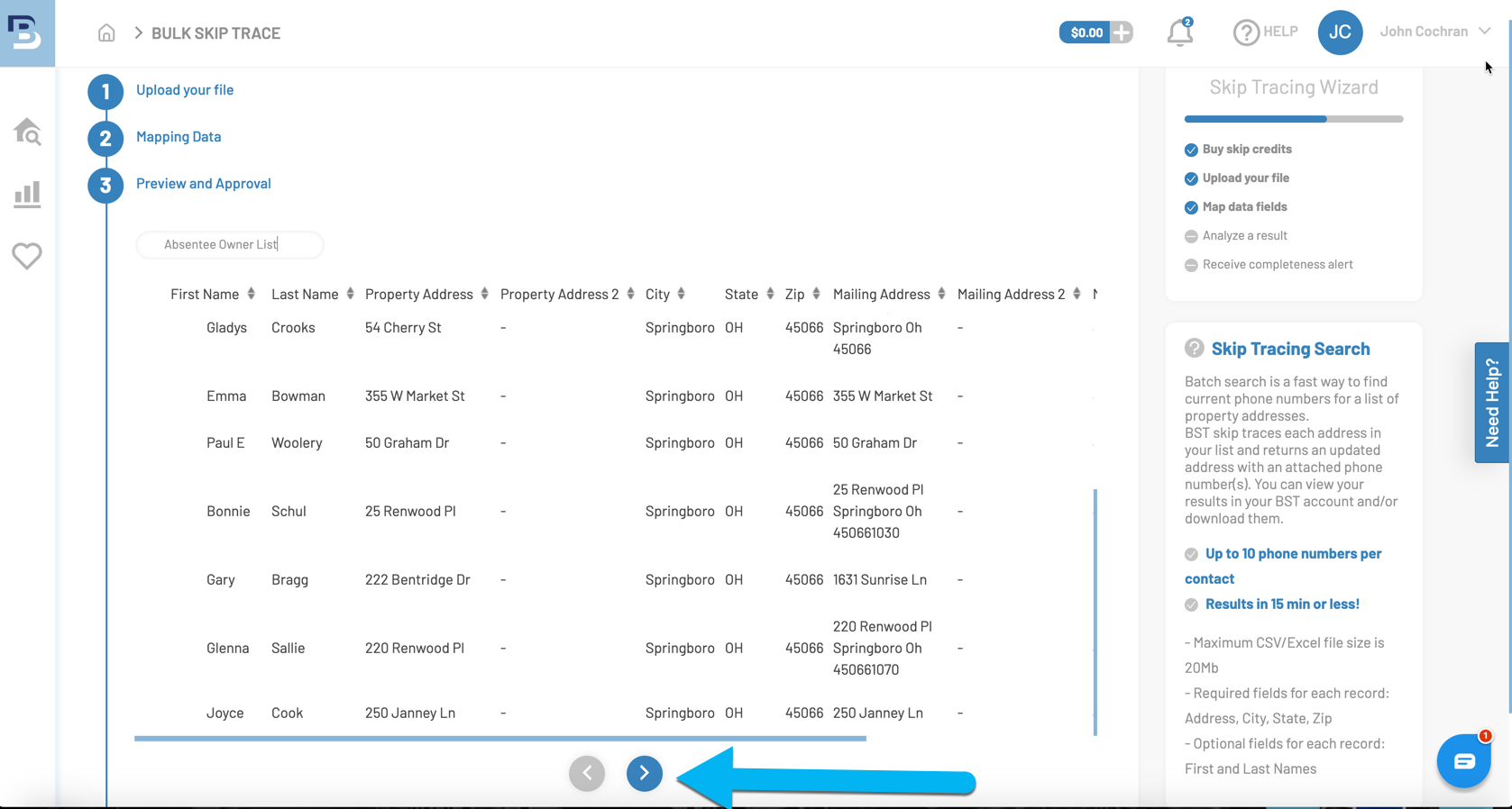 Batch skip tracing 5