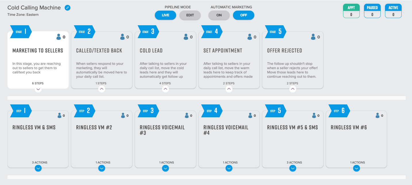 Systemate Template Cold Calling Machine